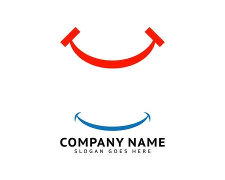 Set of Smile Icon Logo Vector Template Design Stock Illustration