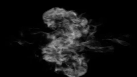 Set smoke video for text insertion, 3D particles spherical smoke 6 Stock Footage 84057509