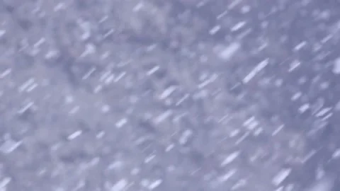 Set of snow flakes. snowfall in winter Stock Footage 91442223