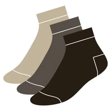 Set of socks Stock Illustration