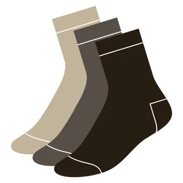 Set of socks Stock Illustration
