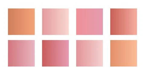 Set of soft nude gradient backgrounds. Vector illustration of beige color l.. Stock Illustration