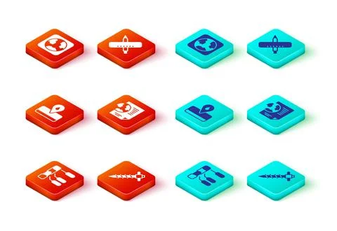 Set Soil analysis, Construction jackhammer, Oilfield, Earth globe with document イラスト素材