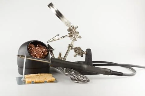 Set for soldering Stock Photos