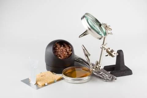 Set for soldering Stock Photos