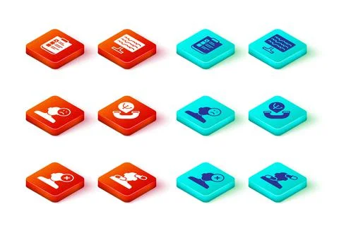 Set Solution problem in psychology, Sedative pills, Sad and depressed man, ba 库存插图