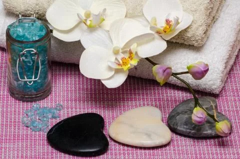 Set for spa. Stock Photos