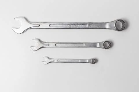 Set of Spanners Stockfoto's