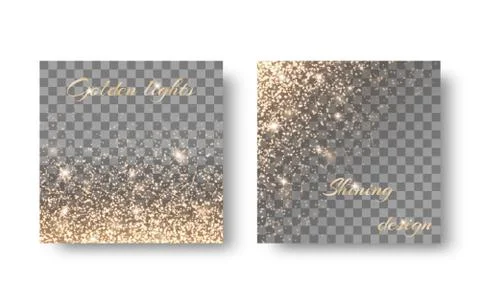 Set spark on a transparent background Stock Illustration