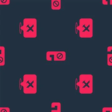Set Speech bubble with airplane and Please do not disturb on seamless pattern Illustrazione stock