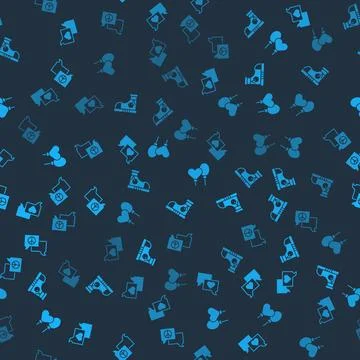 Set Speech bubble chat, Sneakers, Balloons and on seamless pattern. Vector Stock Illustration