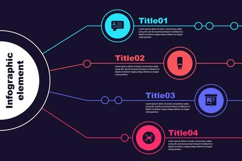 Set Speech bubbles with Answer, USB flash drive, Projection screen and Chem.. Illustrazione stock