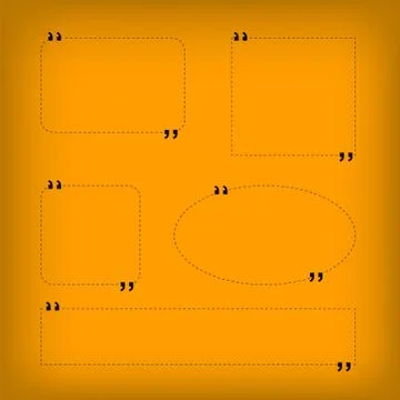 Set of Speech Bubbles. Empty Template Illustrazione stock