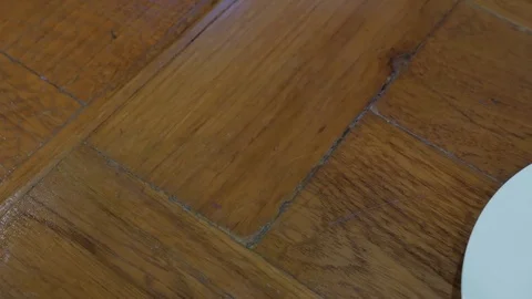 Set of spoon and fork on white plate in restaurant Stock Footage 79930954