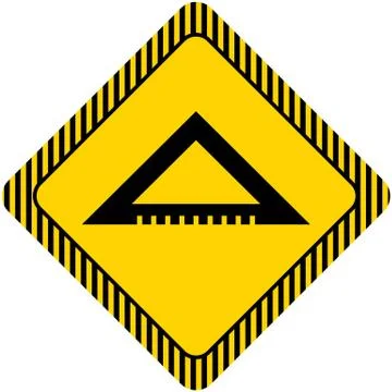 Set square Stock Illustration