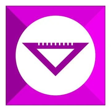 Set square Stock Illustration