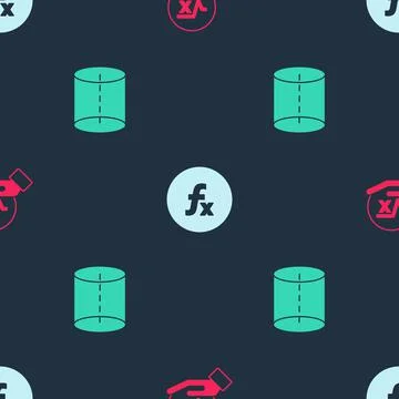 Set Square root of x glyph, Function mathematical symbol and Geometric figure on Stock Illustration