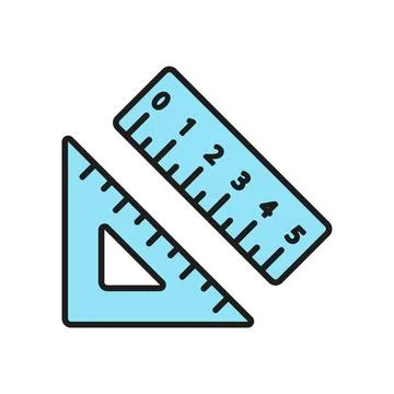 Set square ruler triangle compass icon vector design templates simple and m.. Illustrazione stock