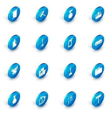 Set Squeegee, scraper, wiper, , Plastic bottles for liquid dishwashing liquid イラスト素材