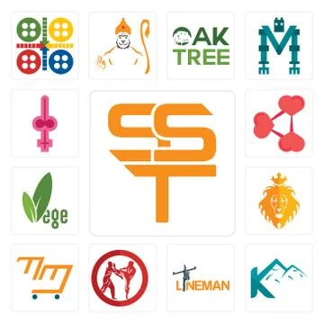 Set of sst, k mountain, lineman, krav maga, mini mart, judah and the lion, ve 無料イラスト素材