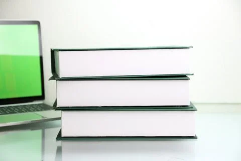 Set up a stack of books Foto stock