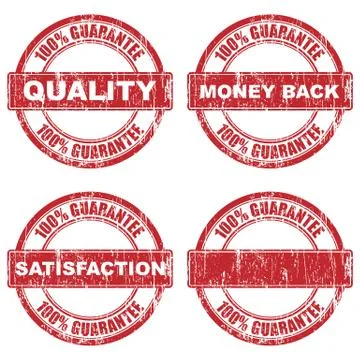 Set of stamps Stock Illustration