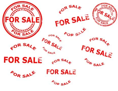 Set of stamps Stock Illustration