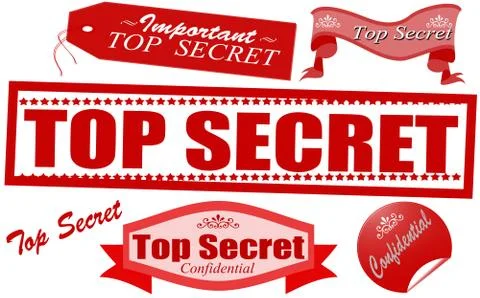 Set of stamps Stock Illustration