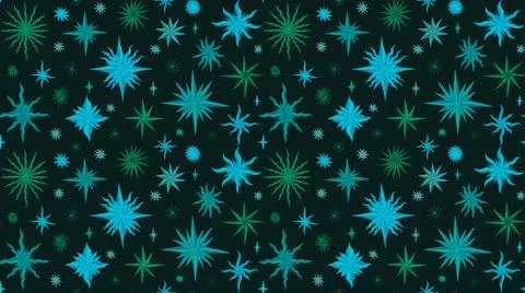 Set star celestial seamless pattern background. Drawing element collection flat 스톡 일러스트