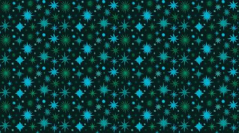 Set star celestial seamless pattern background. Drawing element collection flat Stock Illustration