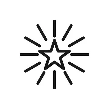 Set of Star icon vector illustration template. Star icon design collection. S Stock-Illustration
