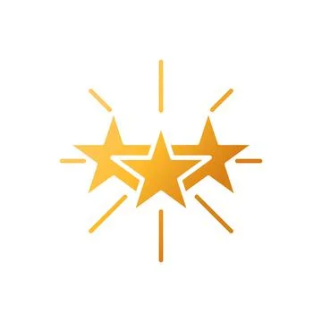 Set of Star icon vector illustration template. Star icon design collection. S Stock Illustration