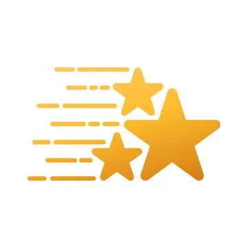 Set of Star icon vector illustration template. Star icon design collection. S Stock Illustration