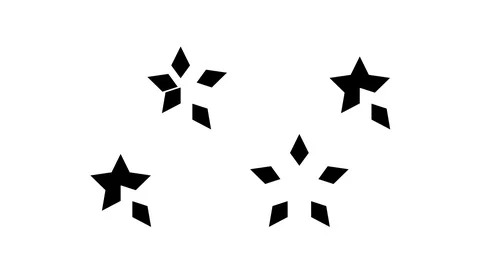 Set of stars. Stock Footage 107458036