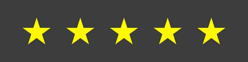 Set of the stars Stock Illustration