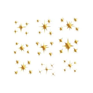 Set of stars Stock Illustration
