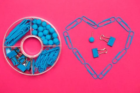 Set of stationery Stock Photos