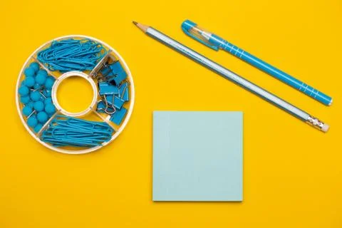 Set of stationery Stock Photos