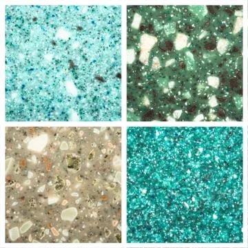 Set of stone backgrounds Stock Illustration