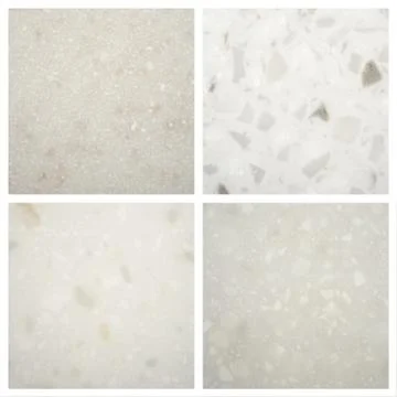 Set of stone backgrounds Stock Photos