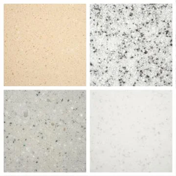 Set of stone backgrounds Stock Photos