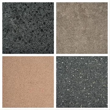 Set of Stone backgrounds Stock Photos