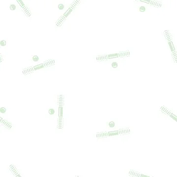 Set stud bolt glyph seamless pattern Stock Illustration