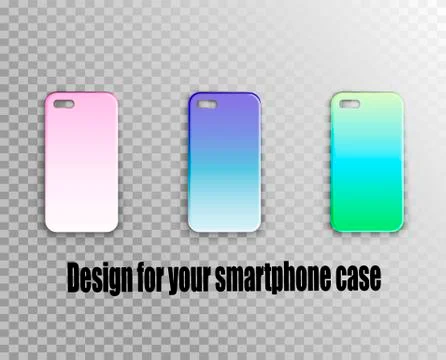 Set of stylish gradient prints for covers Illustrazione stock