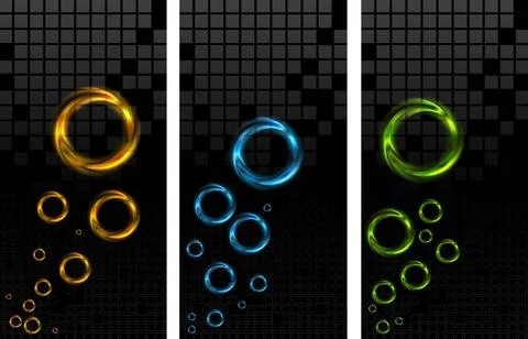 Set of stylish vertical banners. Eps 10 vector Set of stylish vertical ban... Fotos de archivo