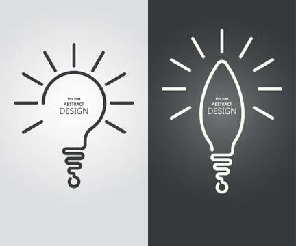 Set the stylized lamp Illustration