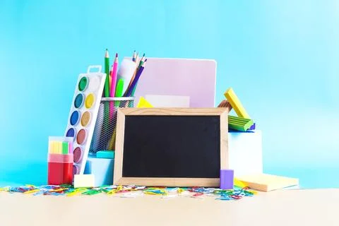 A set of subjects for study and creativity Stock Photos