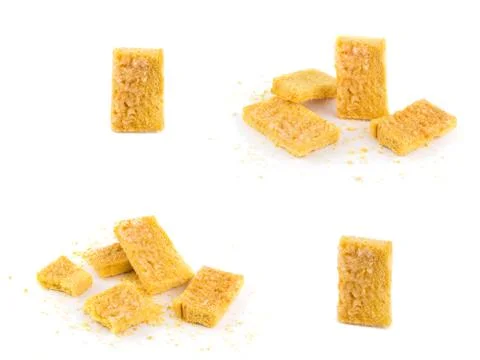 Set of sugar cracker Stock Photos