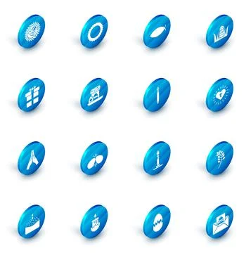 Set Sun, Christian fish, Easter egg, Gift box, Hands in praying position, cake 스톡 일러스트