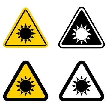 Set of Sun protection factor icon, uv radiation block symbol, sun protect ski Stock Illustration